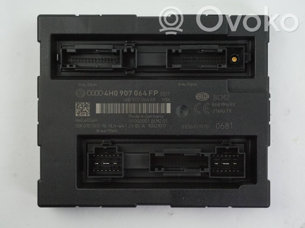 Audi A6 S6 C7 4G Mukavuusmoduuli 