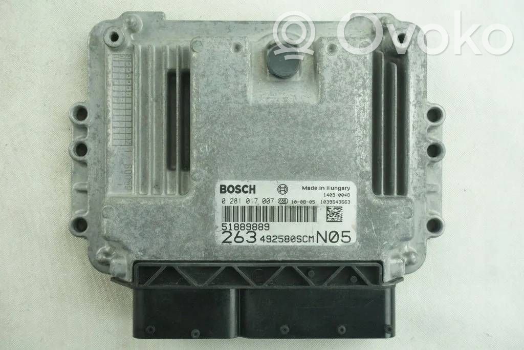 Fiat Doblo Unidad de control/módulo del motor 