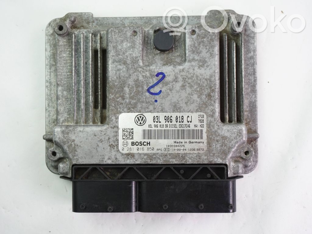 Skoda Superb B6 (3T) Engine control unit/module 
