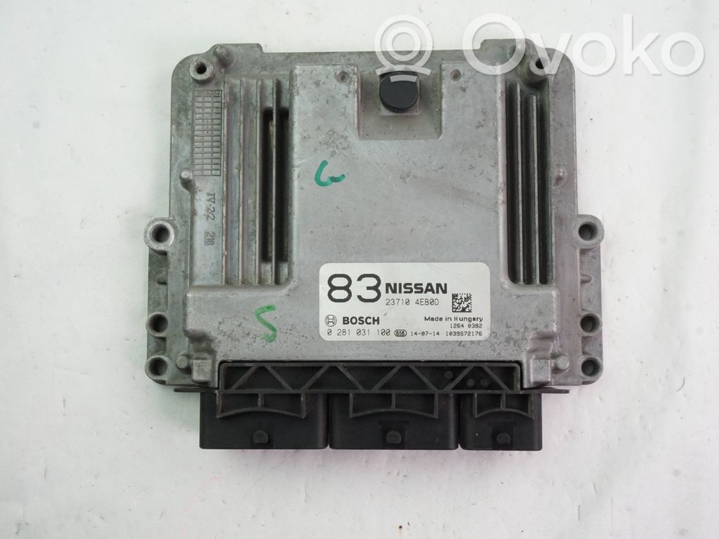 Nissan Qashqai Engine control unit/module 