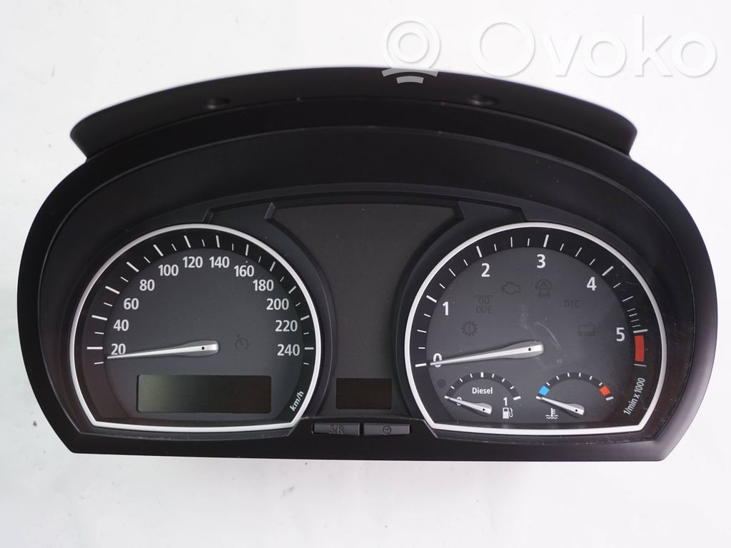 BMW 3 E90 E91 Spidometrs (instrumentu panelī) 
