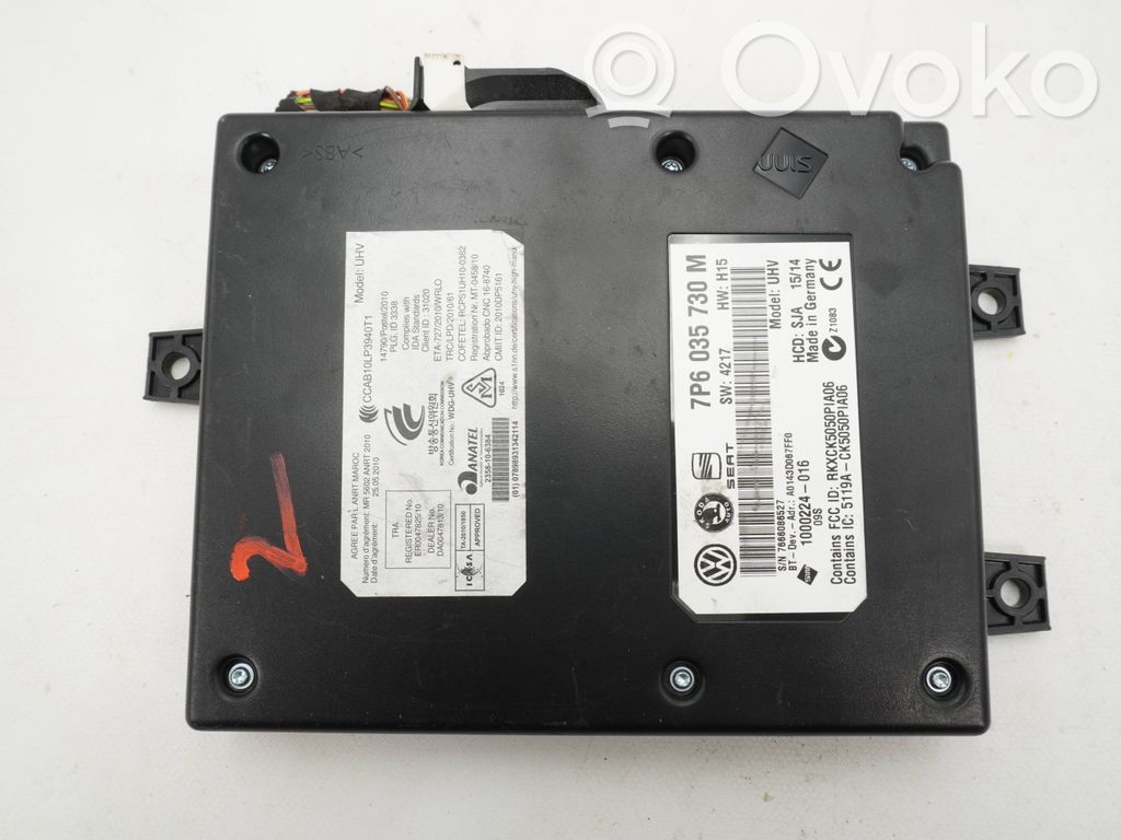Volkswagen Touareg I Bluetooth control unit module 