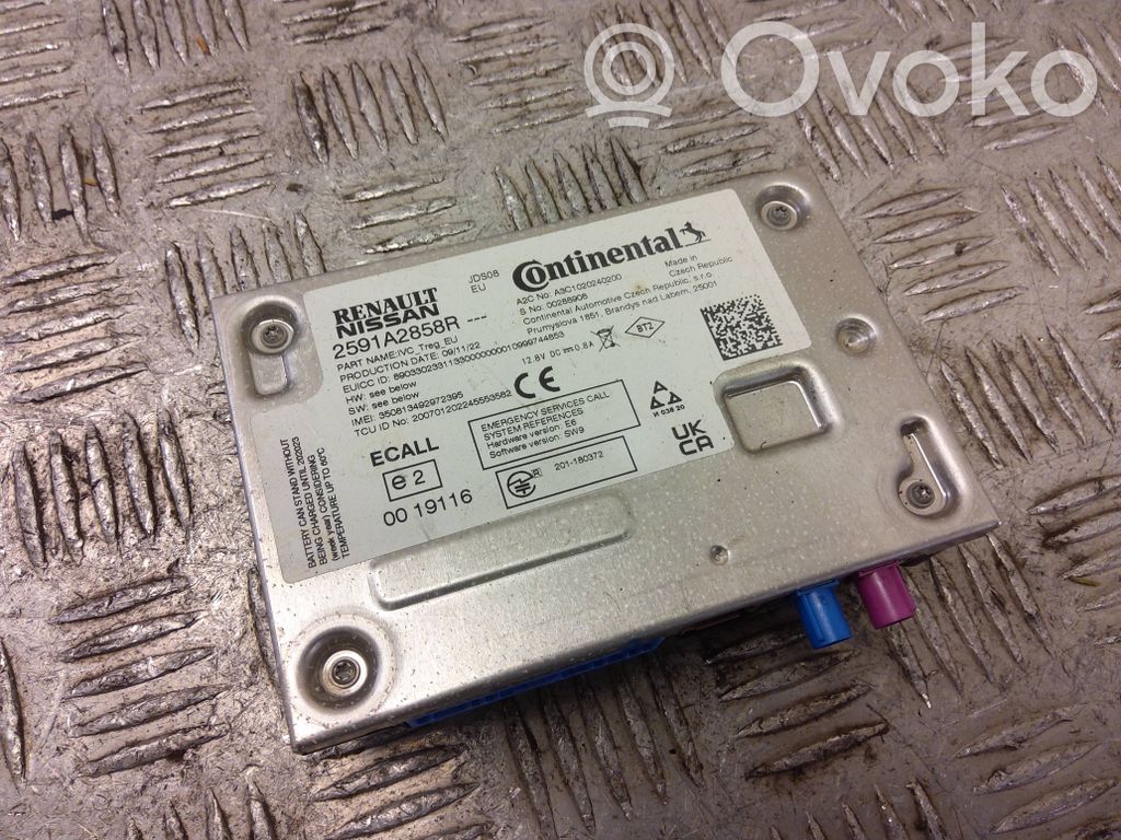 Unidad de control/módulo de bluetooth   2591A2858R