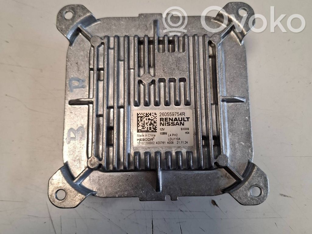Renault 5 E-Tech Module de ballast de phare Xenon 