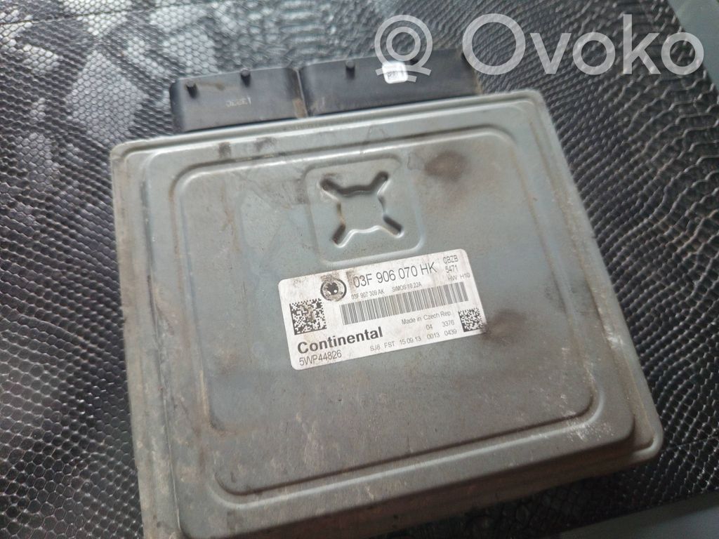 Engine control unit/module   03F906070HK,03F907309AK,5WP44826