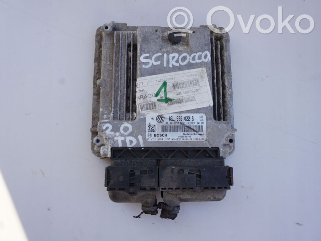 Engine control unit/module   03L906022S