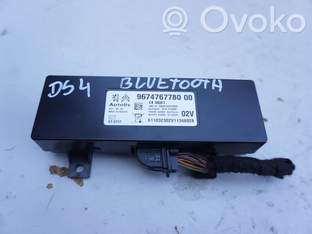 Bluetooth control unit module   9674767780,MODU