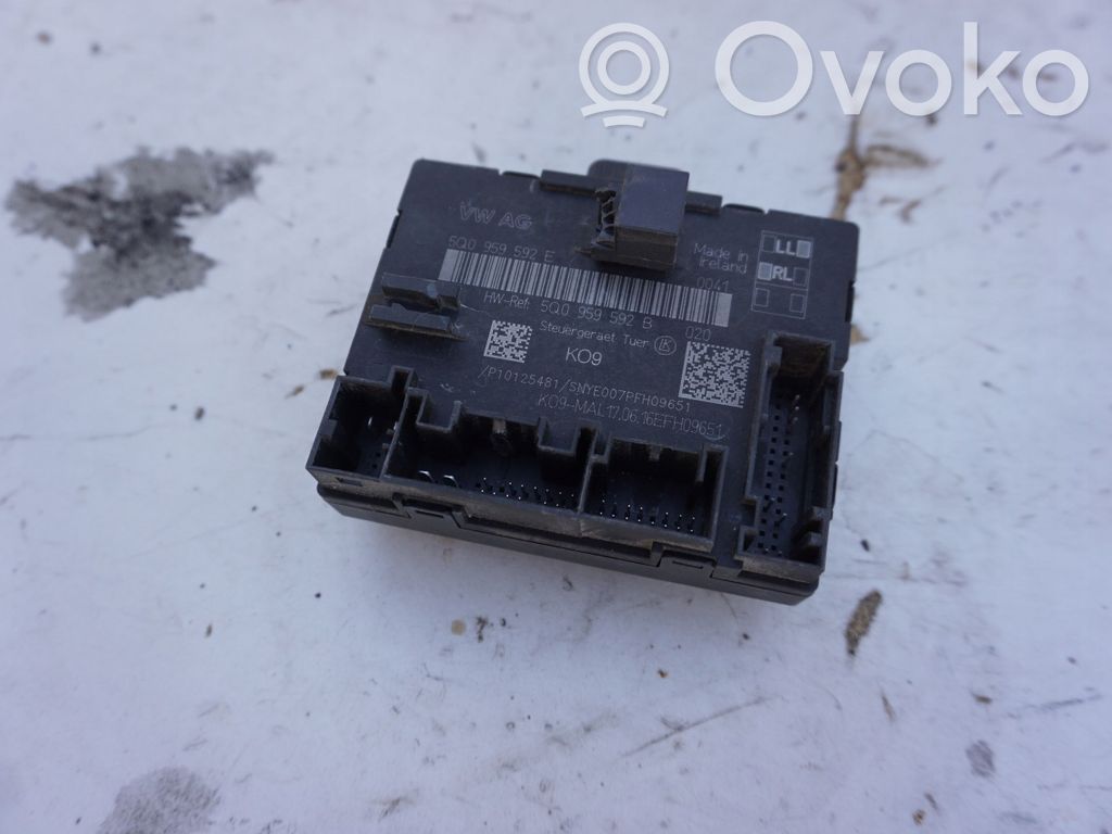 Unité de commande module de porte   5Q0959592E,MODU