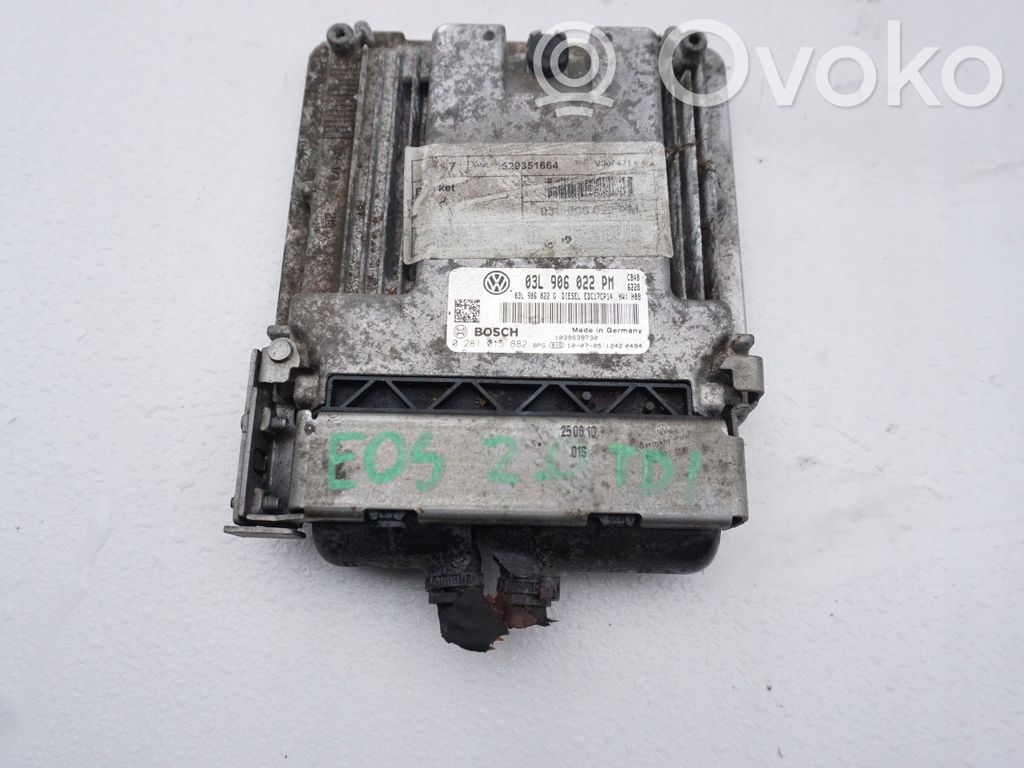 Volkswagen Eos Engine control unit/module 