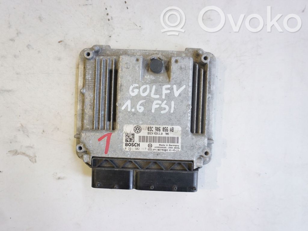 Volkswagen Golf Plus Engine control unit/module 