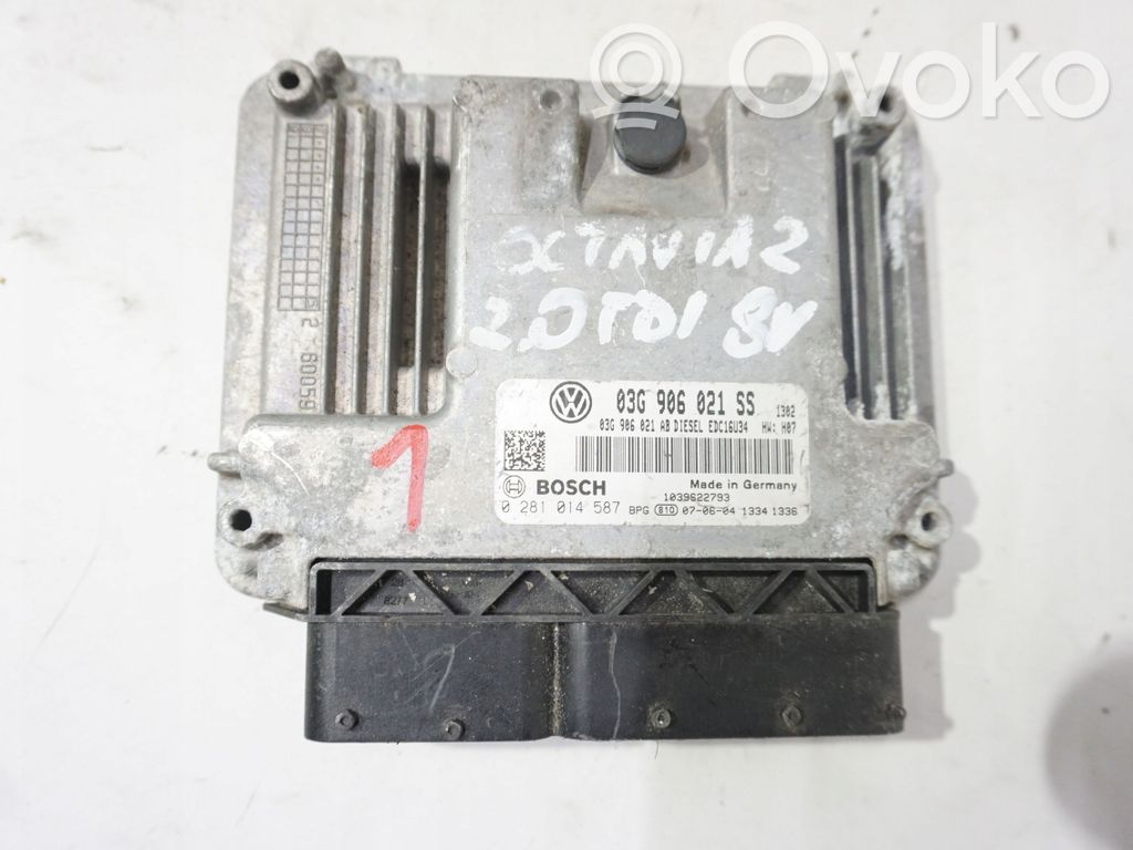 Skoda Octavia Mk2 (1Z) Engine control unit/module 