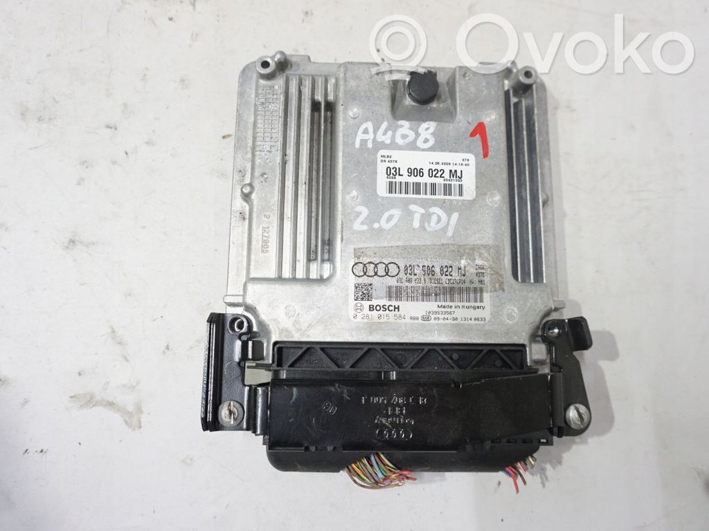 Engine control unit/module   03L906022MJ