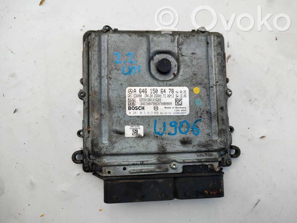 Mercedes-Benz Sprinter W906 Engine ECU kit and lock set 