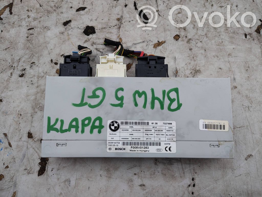 BMW 5 GT F07 Tailgate/trunk control unit/module 
