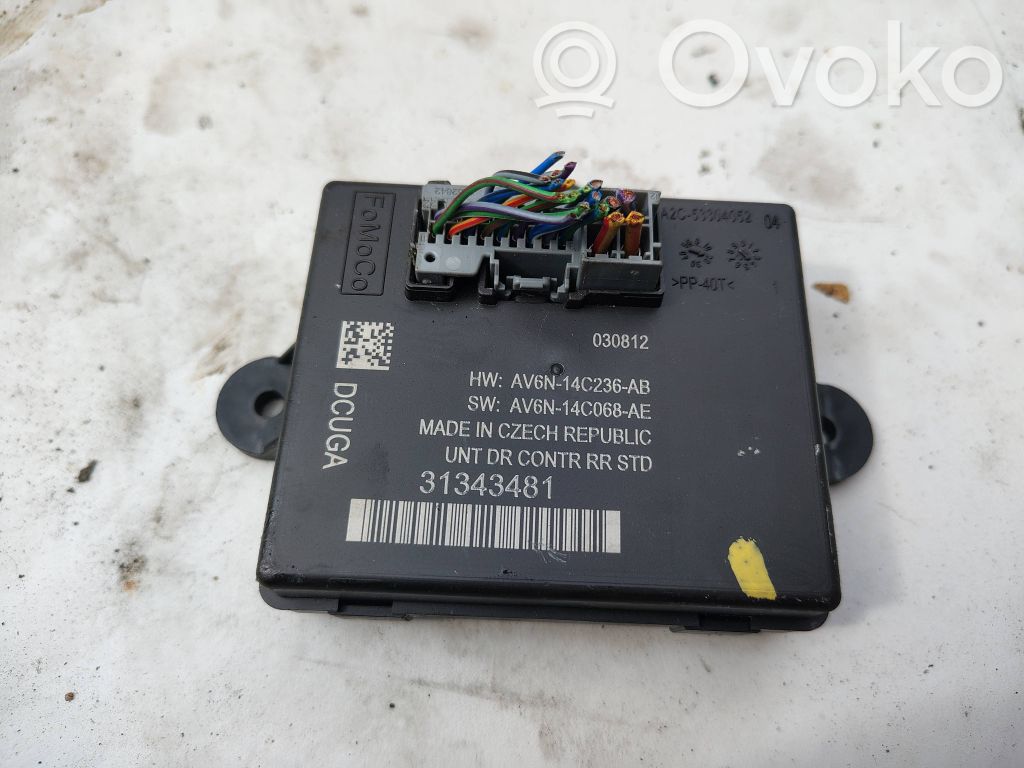 Unité de commande module de porte   31343481