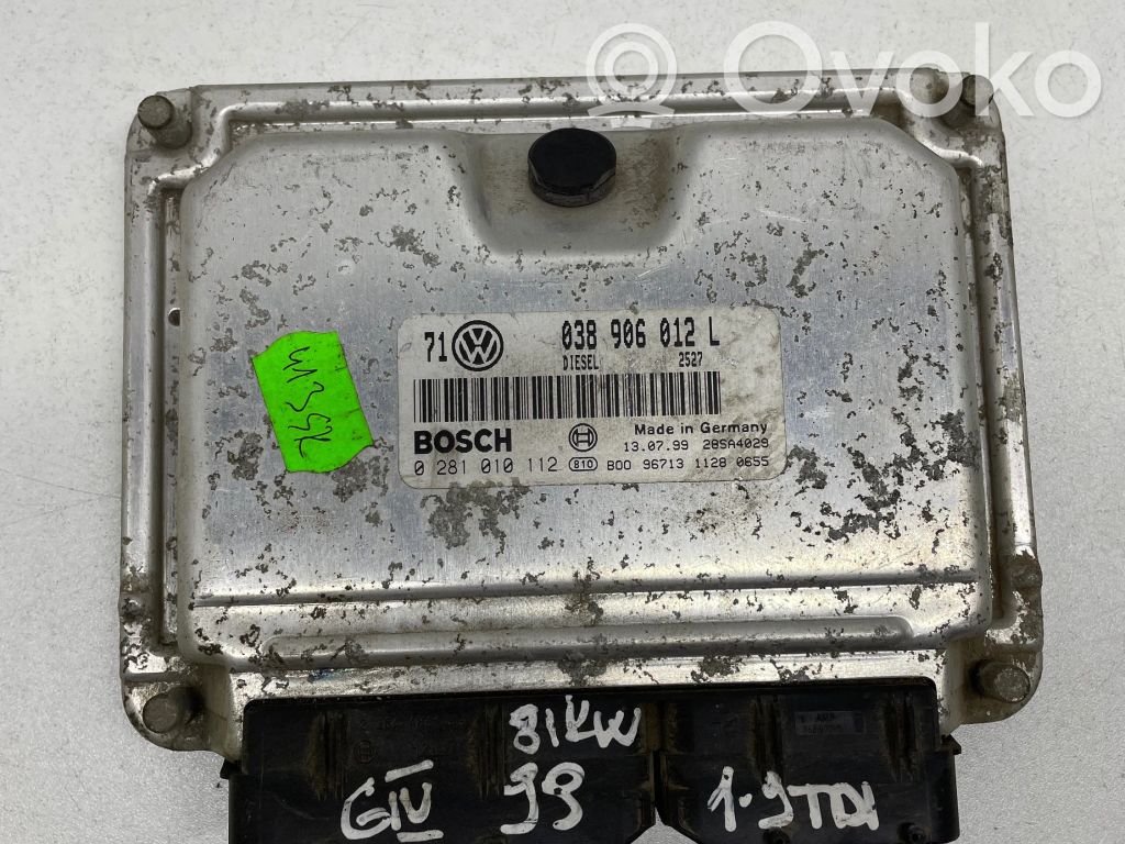 Volkswagen Golf IV Engine control unit/module 