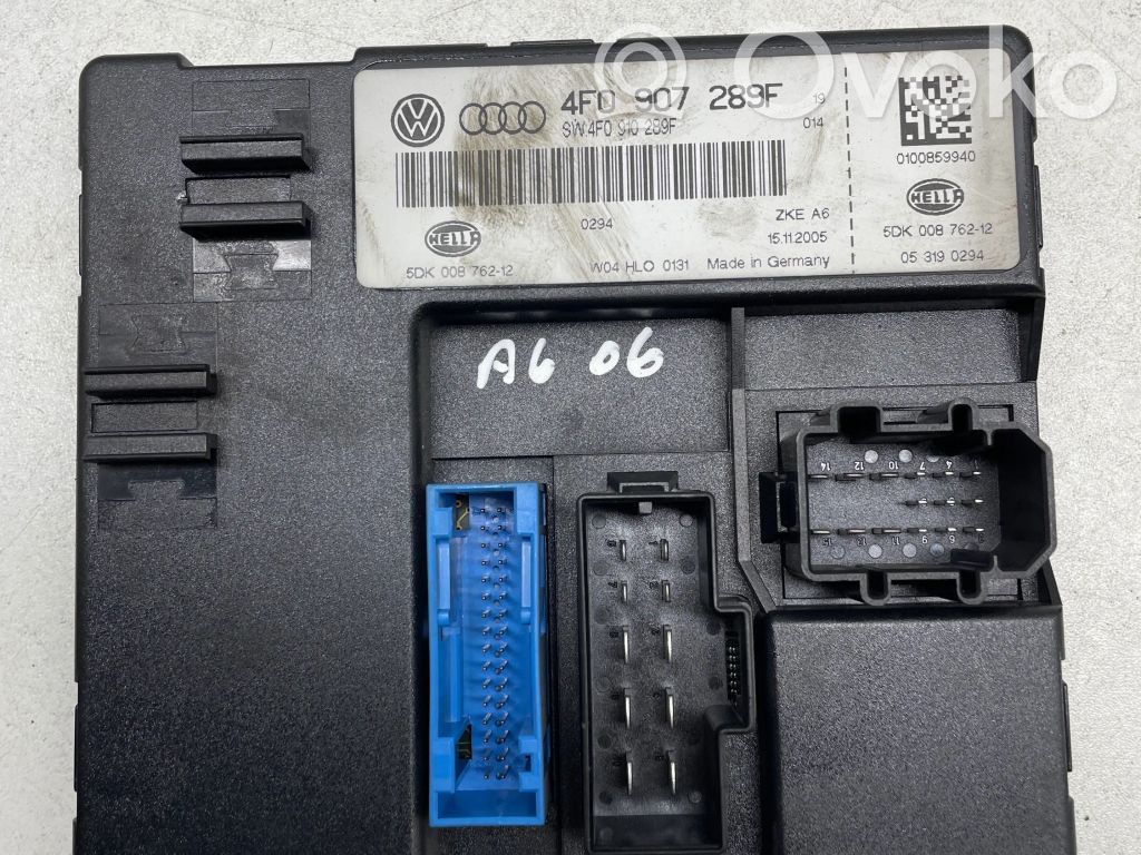 Audi A6 S6 C6 4F Moduł / Sterownik komfortu 