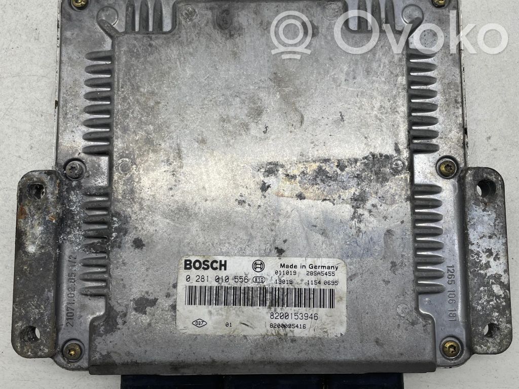 Engine control unit/module   8200095416,8200153946,0281010556