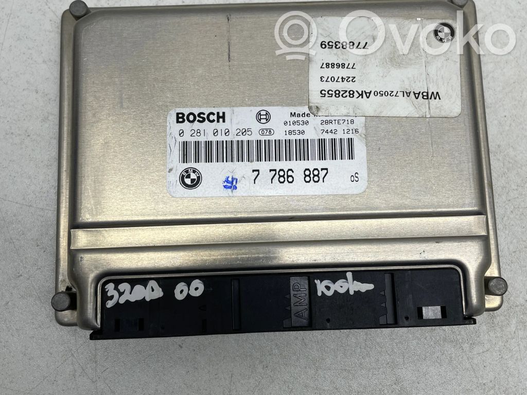 BMW 3 E46 Calculateur moteur ECU 