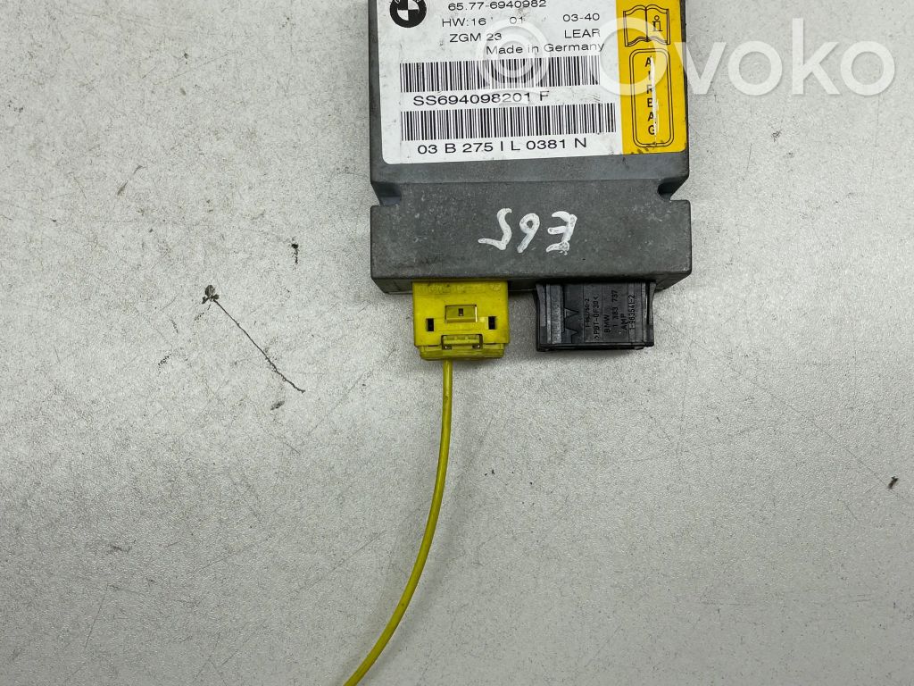 BMW 7 E65 E66 Airbag control unit/module 