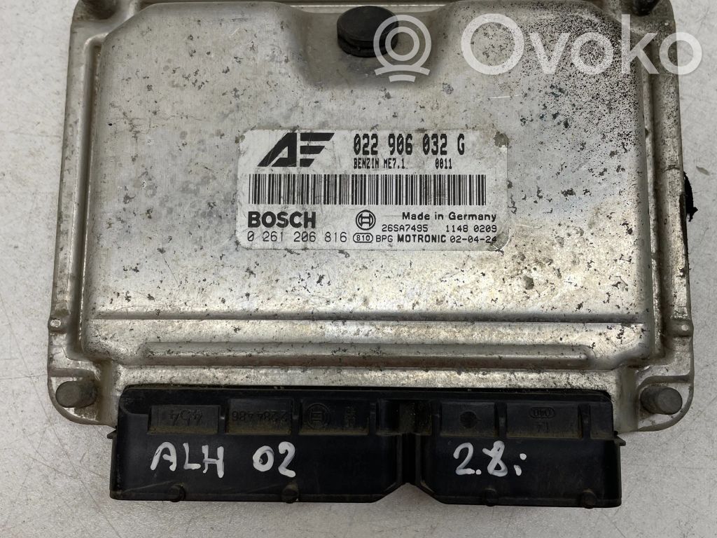 Engine control unit/module   022906032G,26SA7495,0261206816