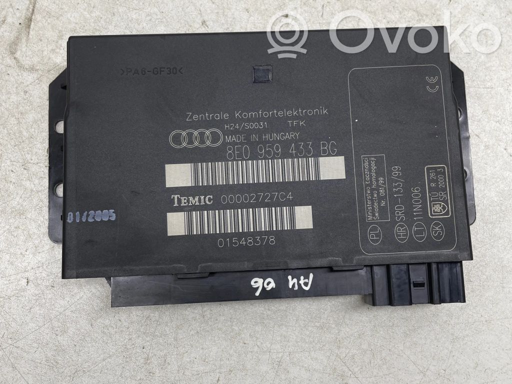 Audi A4 S4 B7 8E 8H Module confort 