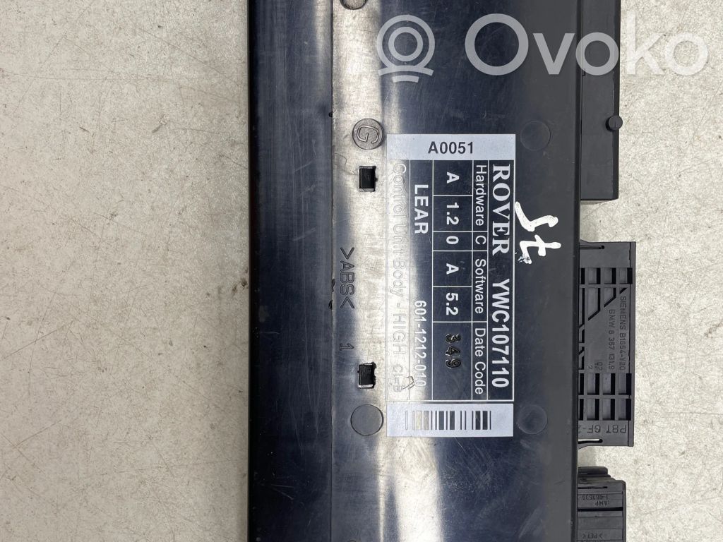 Rover 75 Comfort/convenience module 
