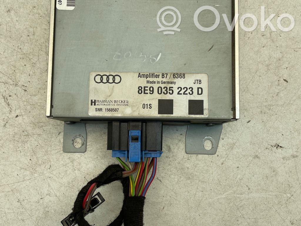 Audi A4 S4 B7 8E 8H Amplificatore 