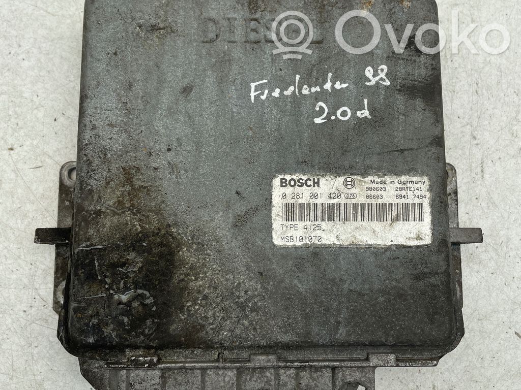Land Rover Freelander Dzinēja vadības bloks 