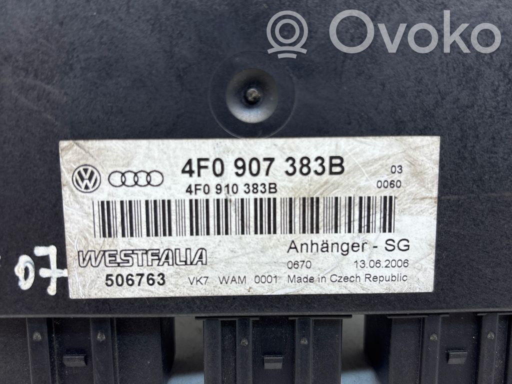 Audi A6 S6 C6 4F Tow bar trailer control unit/module 