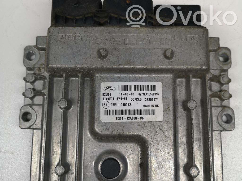 Engine control unit/module   97RI010012,BG9112A650PF,6974LA10550316,28306974,E2U9E