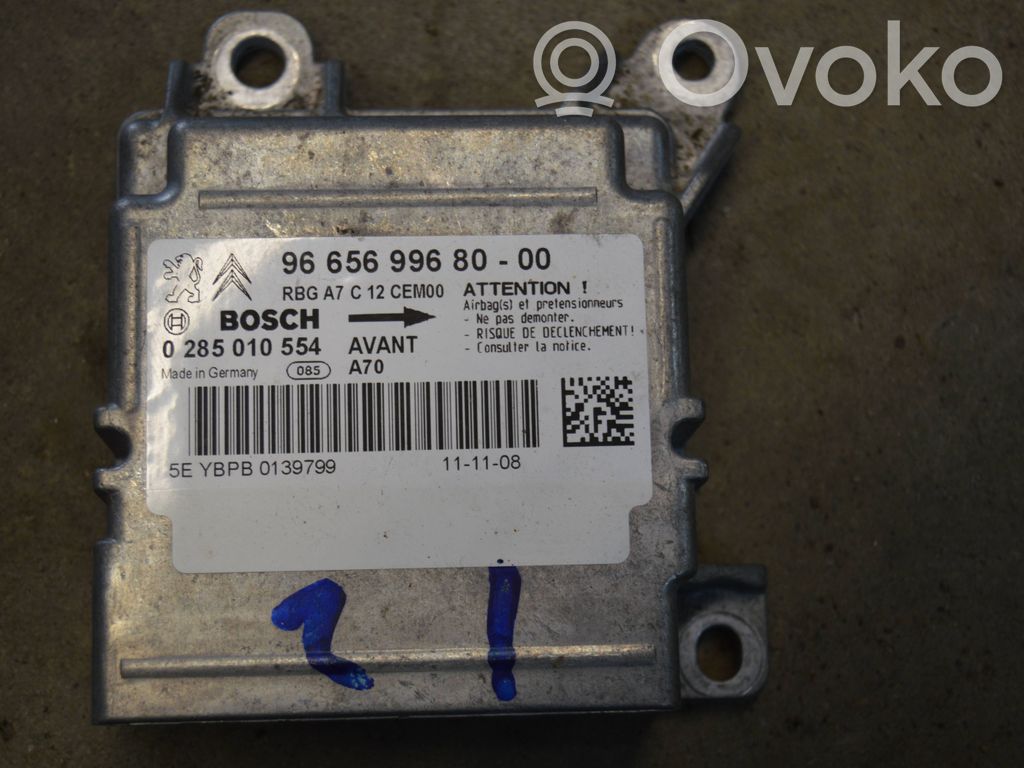 Peugeot 207 Airbag control unit/module 