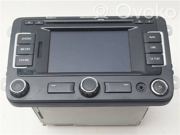 Skoda Superb B6 (3T) Panel / Radioodtwarzacz CD/DVD/GPS 