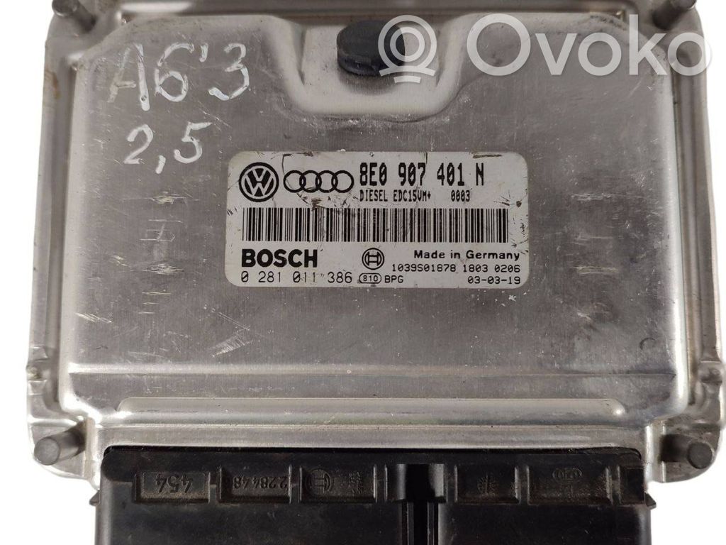 Audi A6 S6 C5 4B Engine control unit/module 