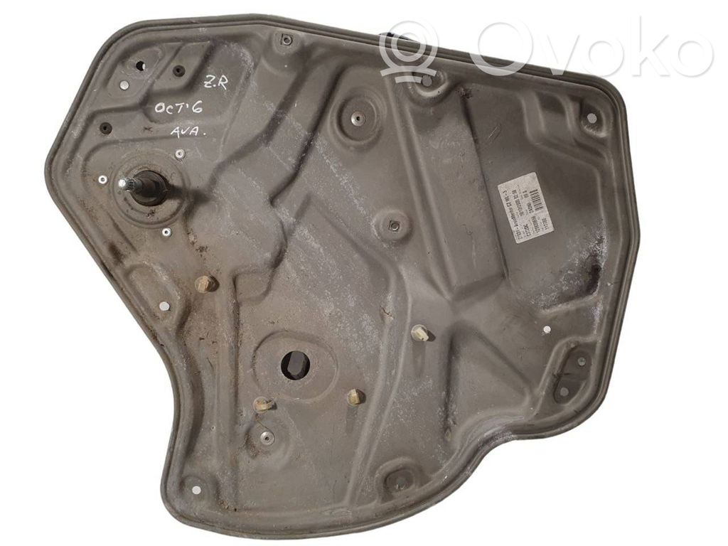 Skoda Octavia Mk2 (1Z) Ręczny podnośnik szyby drzwi tylnych 
