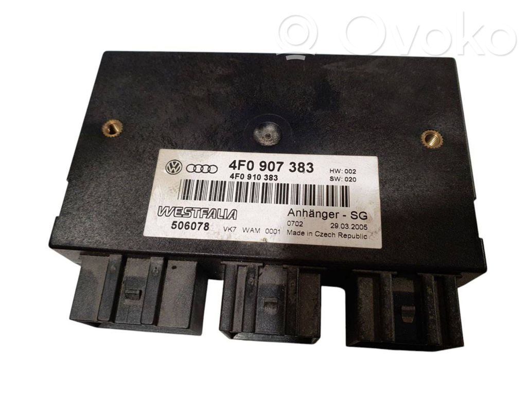 Audi A6 S6 C6 4F Module de contrôle crochet de remorque 