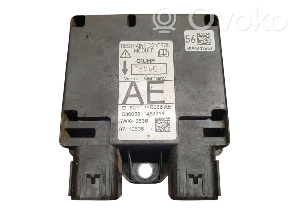 Airbag control unit/module   6C1T14B056AE,37110508,5WK43536