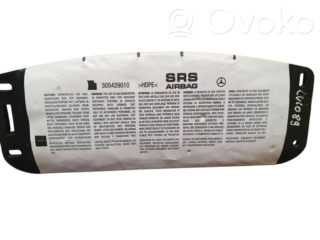 Mercedes-Benz C W204 Poduszka powietrzna Airbag pasażera 
