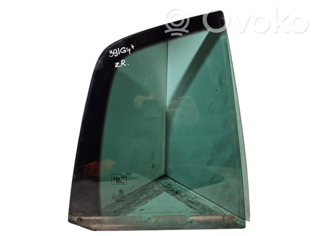 Volkswagen Golf Plus Rear vent window glass 