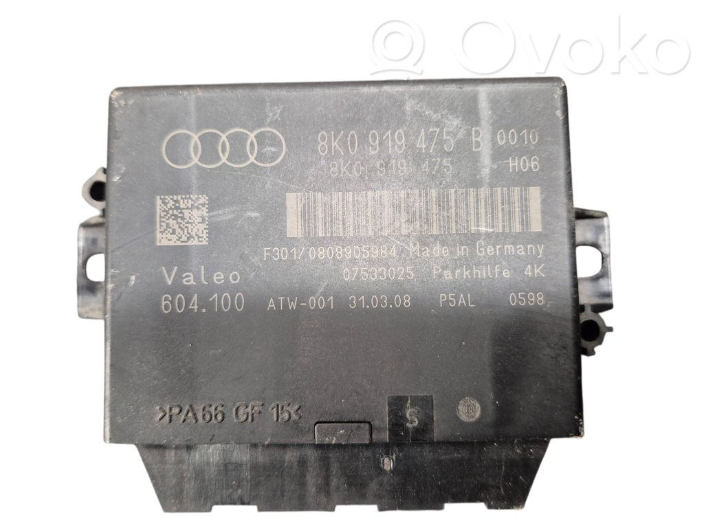 Audi A4 S4 B8 8K Parking PDC control unit/module 