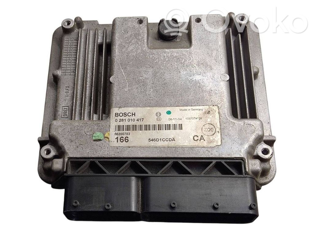 Engine control unit/module   546D1CCDA,0281010417