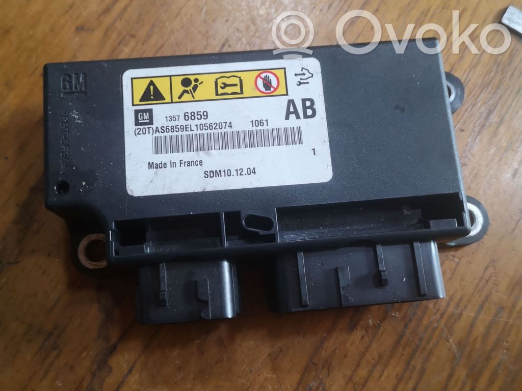 Opel Meriva B Unitate/modul de comandă airbaguri 