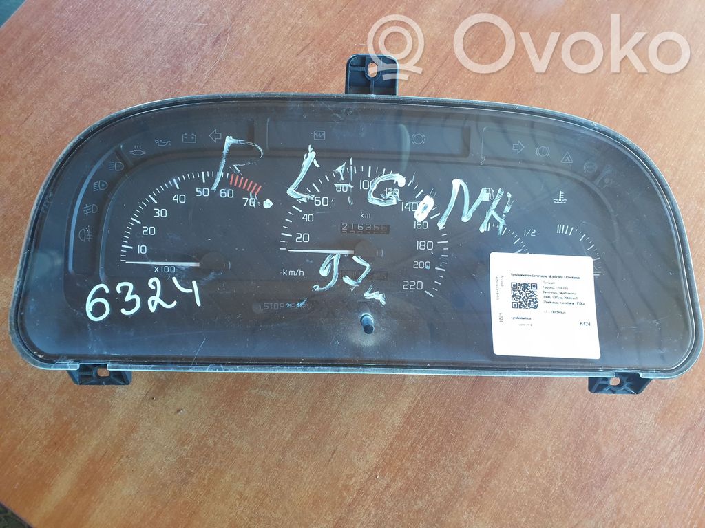 Renault Laguna I Velocímetro (tablero de instrumentos) 