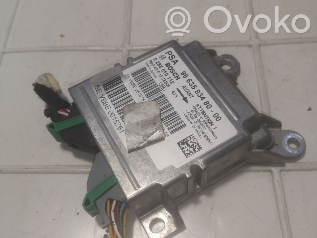 Peugeot 207 Airbag control unit/module 