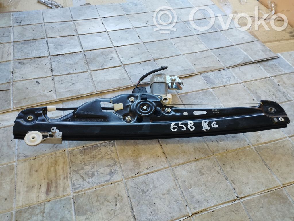BMW 5 E60 E61 Rear door window regulator with motor 