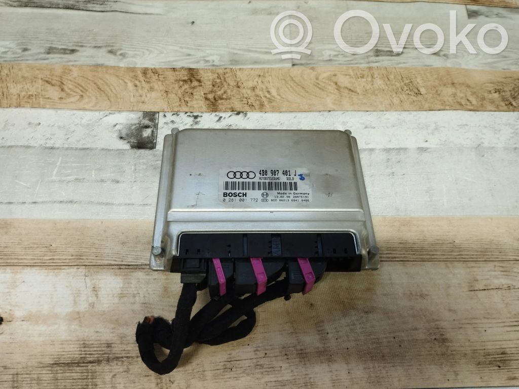 Audi A6 S6 C5 4B Variklio valdymo blokas 