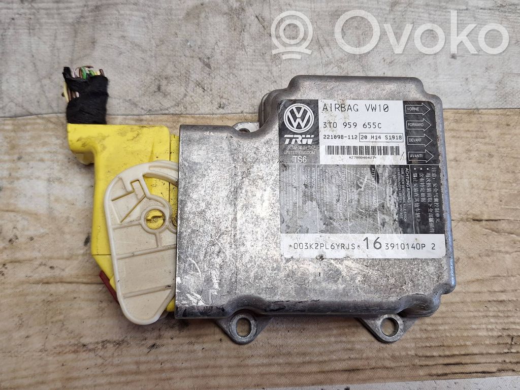 Skoda Superb B6 (3T) Airbag control unit/module 