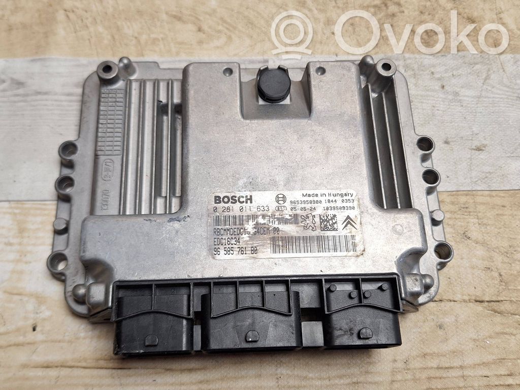 Peugeot 407 Engine control unit/module 