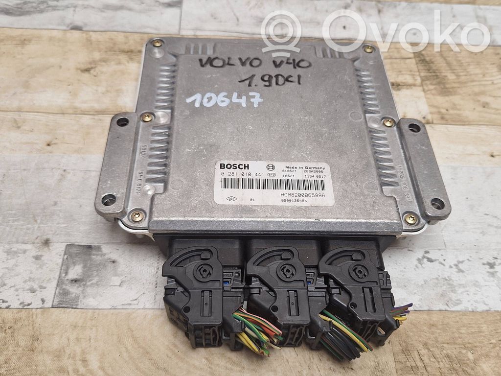Volvo S40, V40 Engine control unit/module 