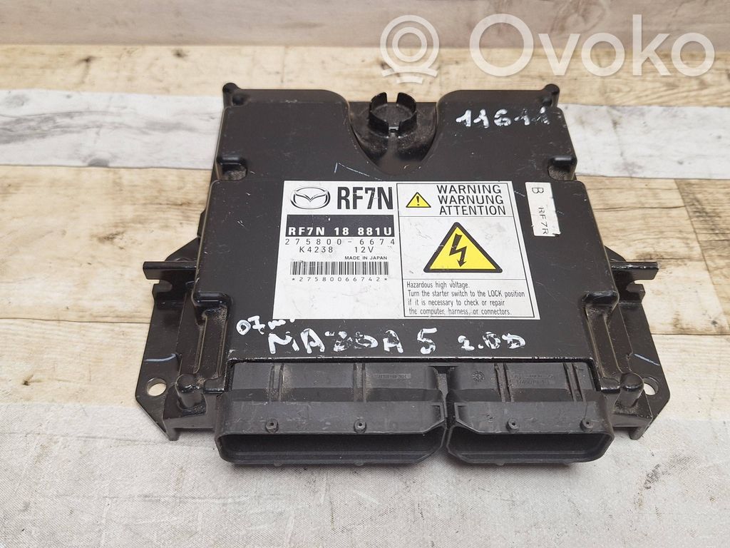 Mazda 5 Engine control unit/module 